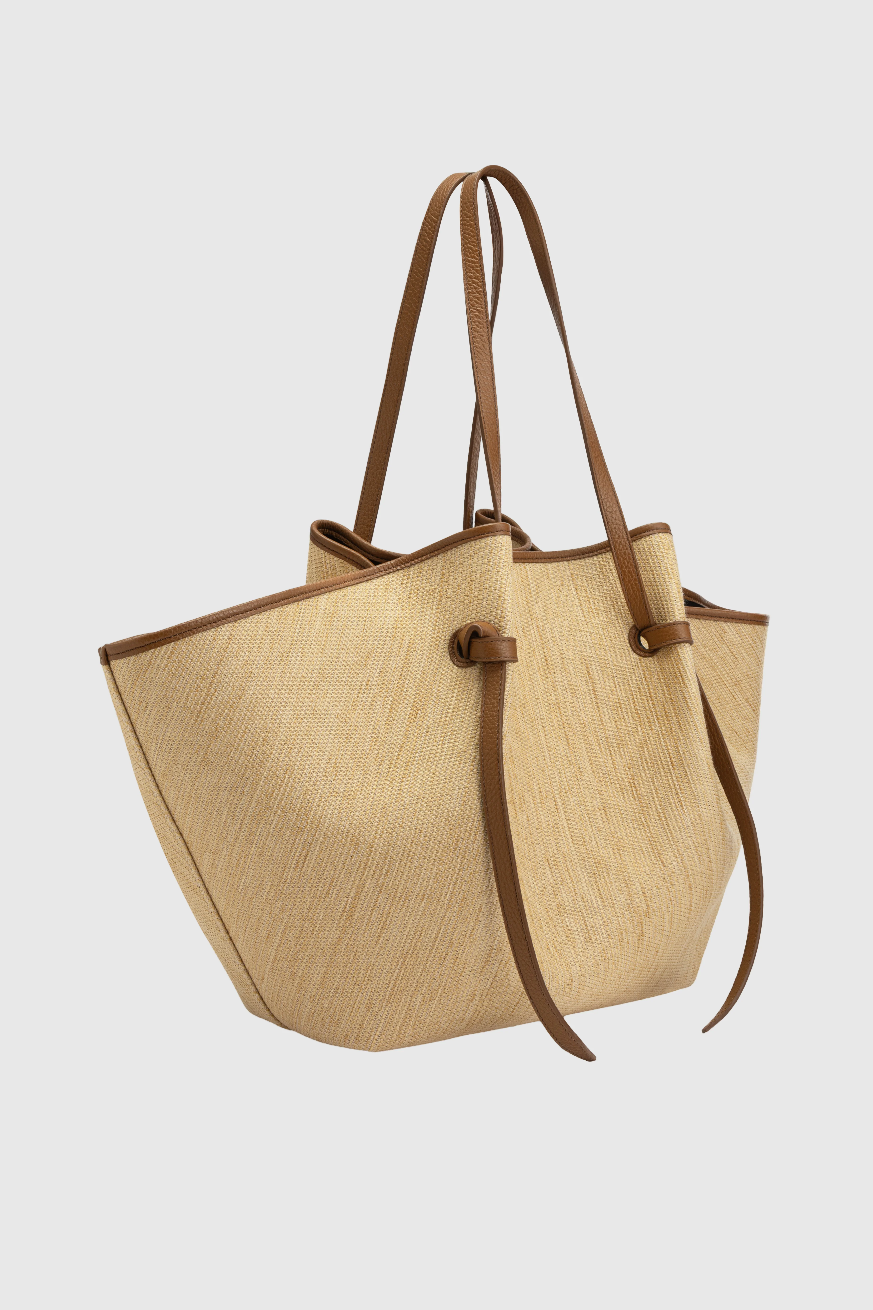 XL MOCHI - BISCUIT WOVEN RAFFIA - Image 2