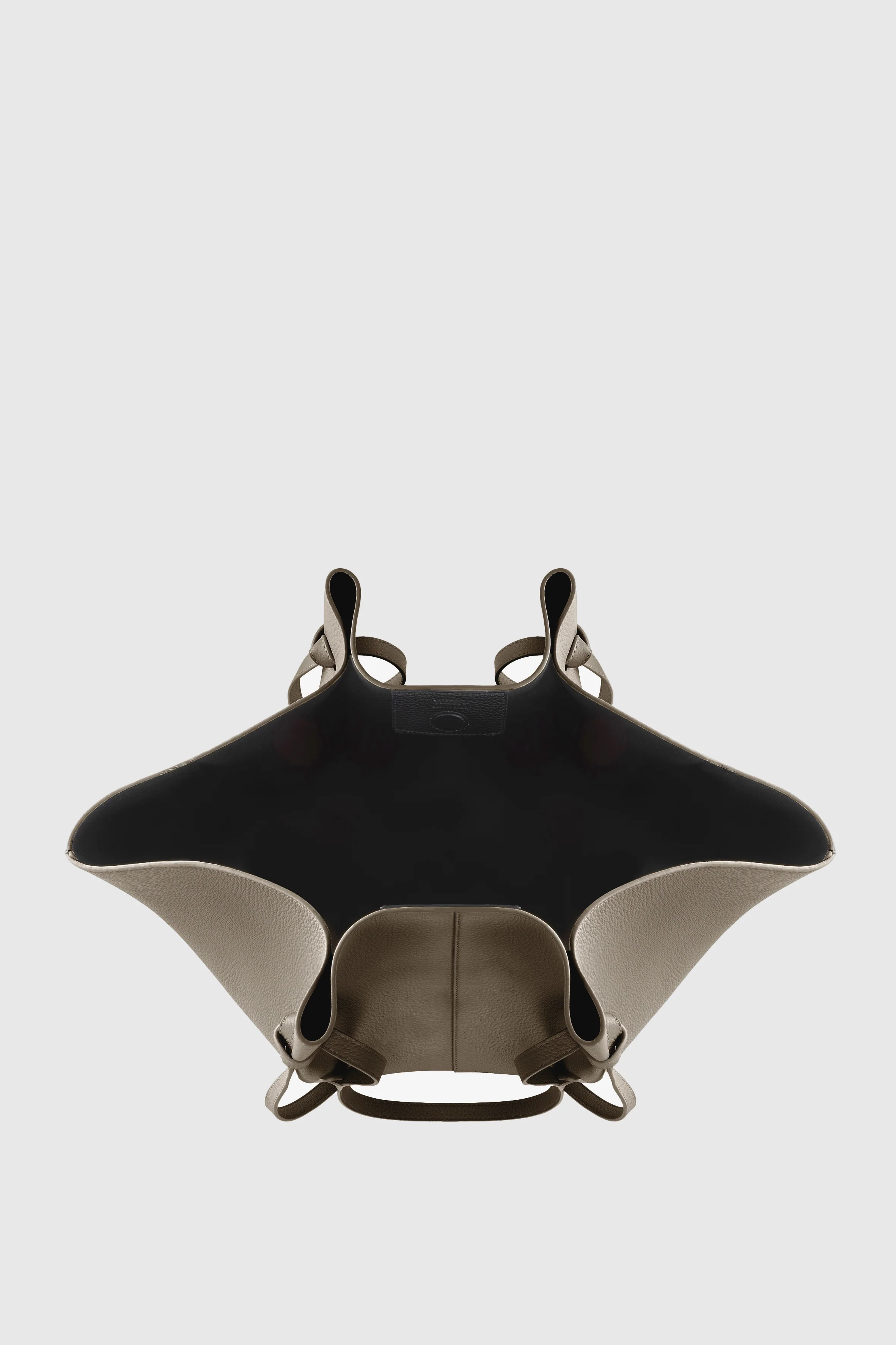 XL MOCHI - TAUPE PEBBLE GRAINED LEATHER - Image 3