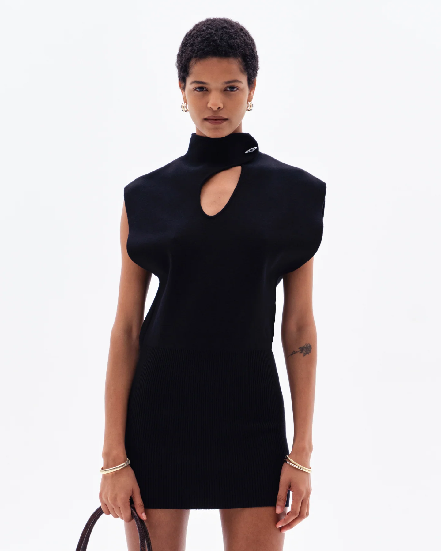 ZYAN MILANO MINI DRESS - BLACK